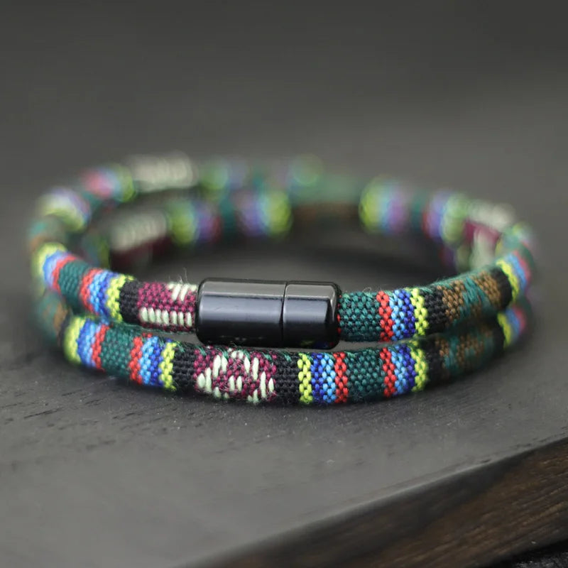 Men's Bohemian Rope Bracelet