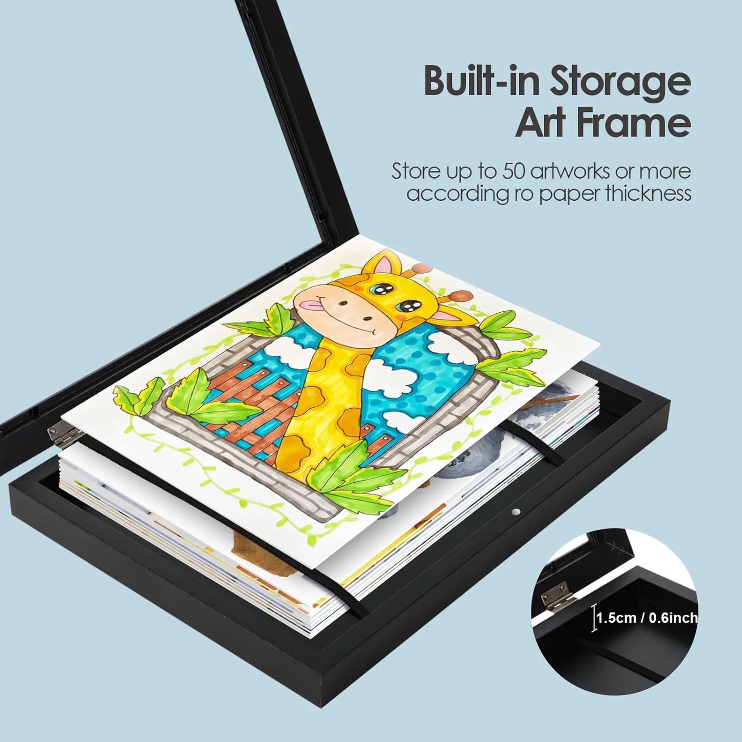A4 Photo Frame for Kids Drawings