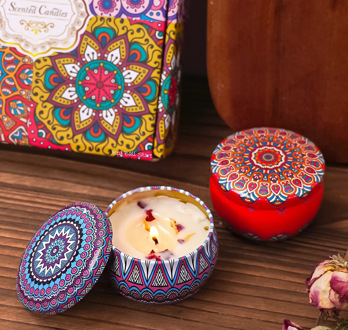 Organic Scented Candle Gift Set