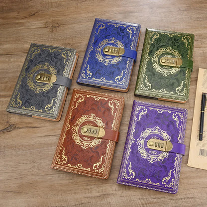 Retro Journal With Number Lock