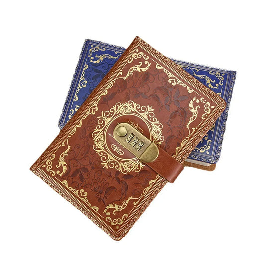 Retro Journal With Number Lock