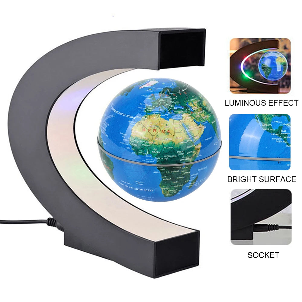 Floating LED Magnetic Levitation Globe