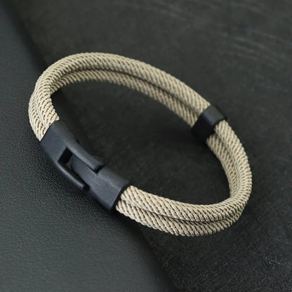 Men's Double Layer Thread Bracelet