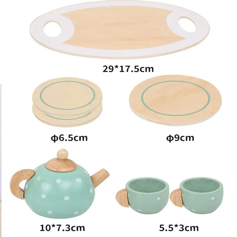 Wooden Afternoon Tea Play Set