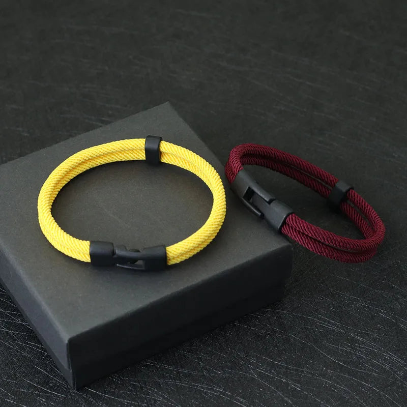 Men's Double Layer Thread Bracelet