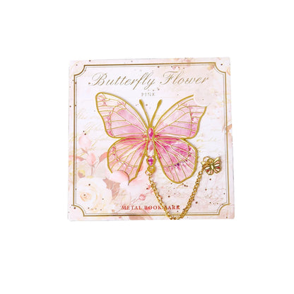 Aesthetic Metal Butterfly Bookmarks
