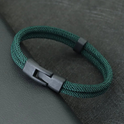 Men's Double Layer Thread Bracelet