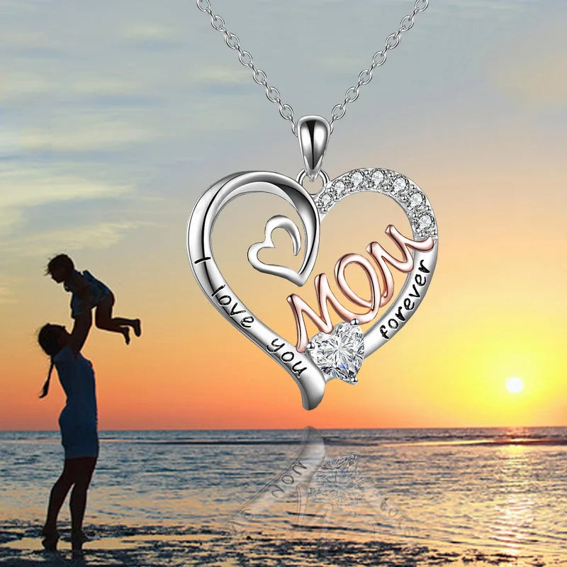 Love Heart Mum Pendant