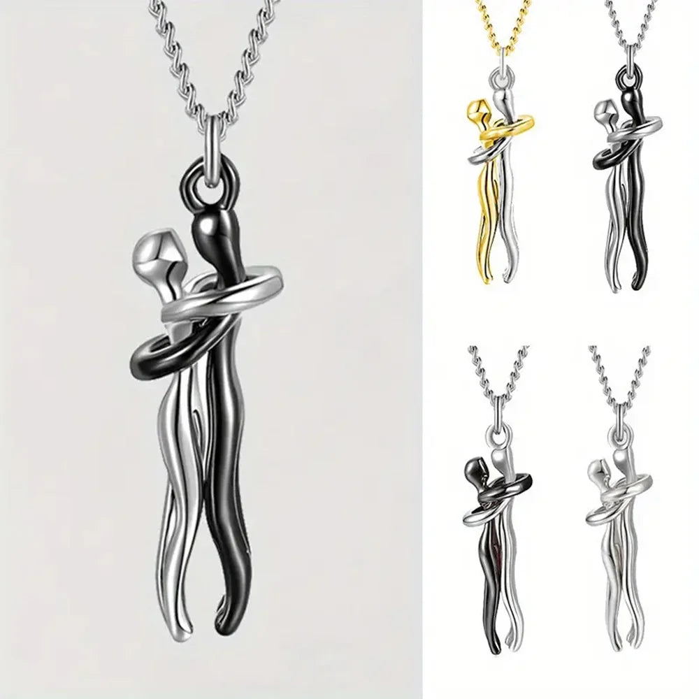 Hug Pendant Necklace