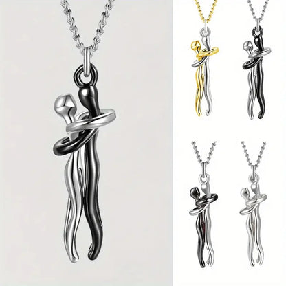 Hug Pendant Necklace