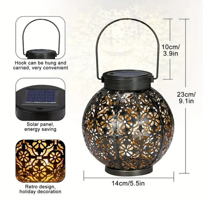 Outdoor LED Solar Lantern Light