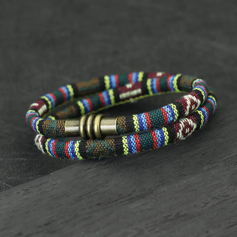 Men's New Bohemia Cord Chain Bracelet