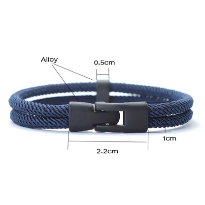 Men's Double Layer Thread Bracelet