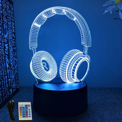 3D LED Gamer Night Light