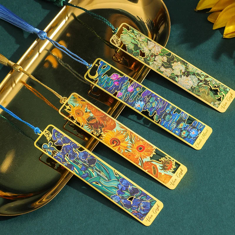 Aesthetic Metal Artistic Bookmarks
