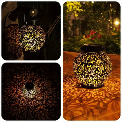 Outdoor LED Solar Lantern Light