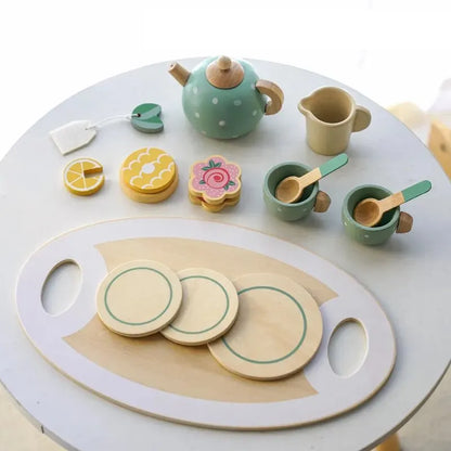 Wooden Afternoon Tea Play Set