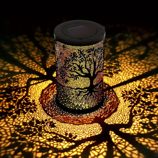 Outdoor LED Solar Tree Lantern Light