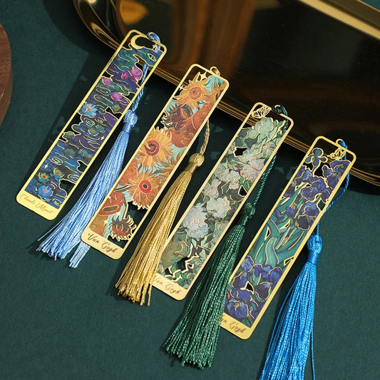 Aesthetic Metal Artistic Bookmarks