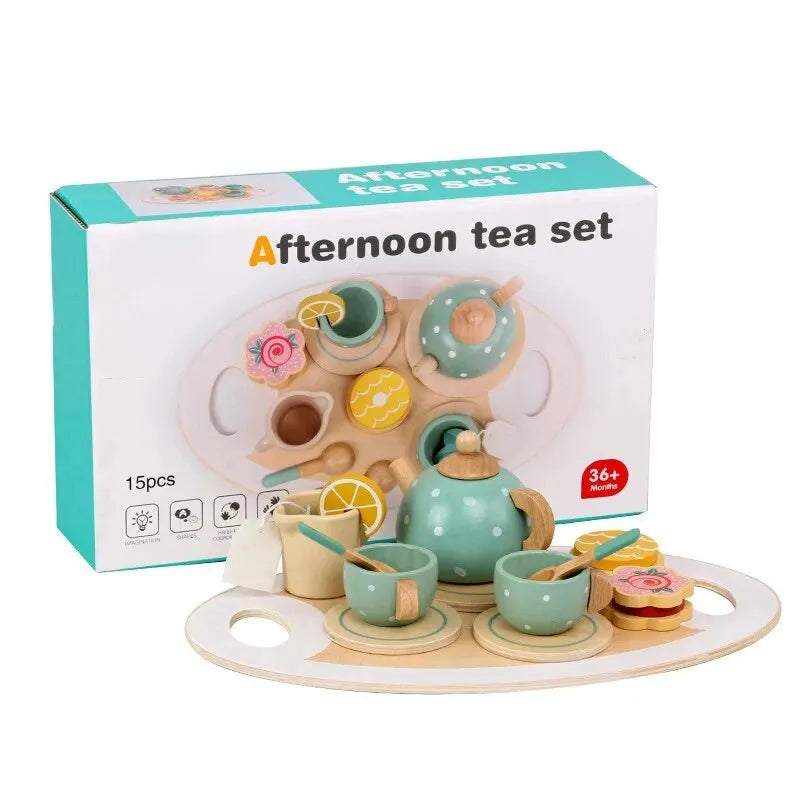 Wooden Afternoon Tea Play Set