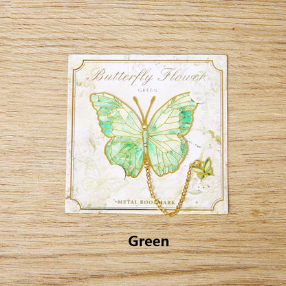 Aesthetic Metal Butterfly Bookmarks