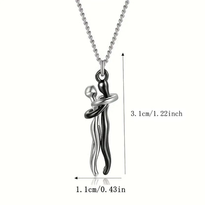 Hug Pendant Necklace
