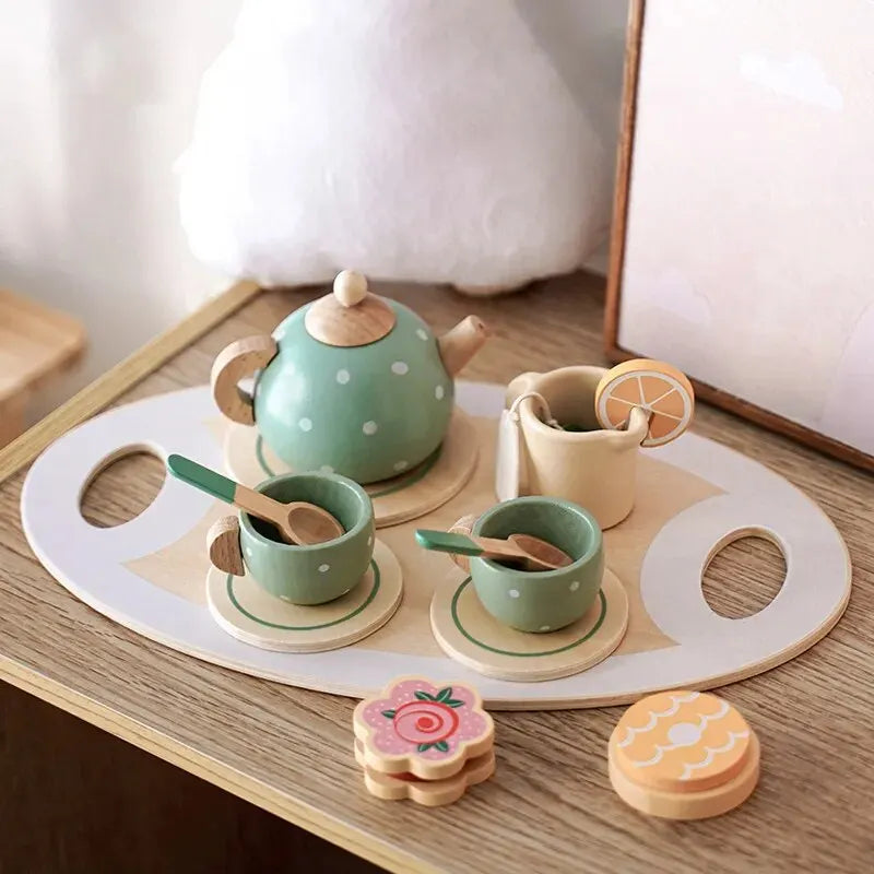 Wooden Afternoon Tea Play Set