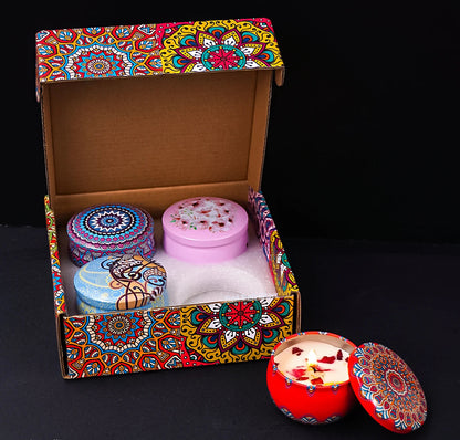 Organic Scented Candle Gift Set