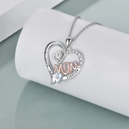 Love Heart Mum Pendant
