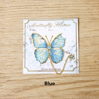 Aesthetic Metal Butterfly Bookmarks