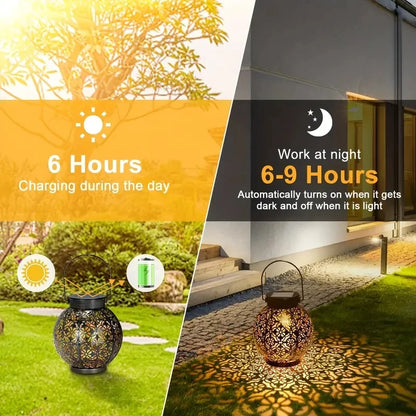 Outdoor LED Solar Lantern Light