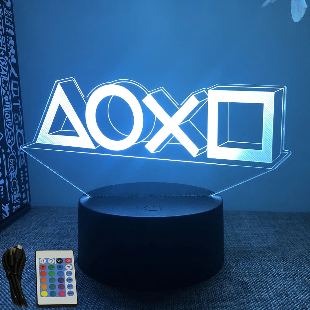 3D LED Gamer Night Light