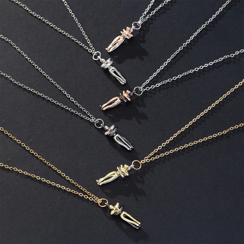 Hug Pendant Necklace